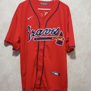 Nike Red Braves Jersey